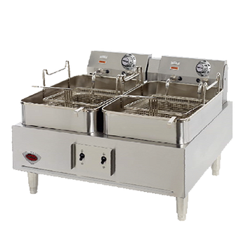 Wells F-30 Fryer Electric Countertop Split Pot