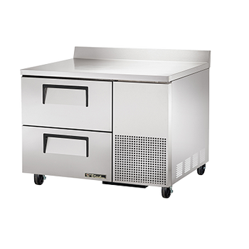 True TWT-44D-2-HC 45 inch Work Top Refrigerated Counter