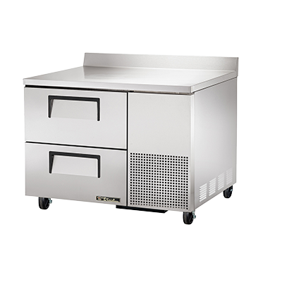 True TWT-44D-2-HC 45 inch Work Top Refrigerated Counter