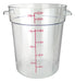 Winco PCRC-22 Round Food Storage Containers