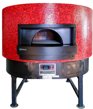 Univex DOME47FT - Flat Top Stone Hearth Rotating Deck Oven 47-inch Interior Flat Top Exterior