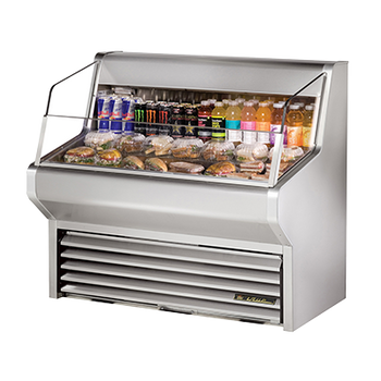 True THAC-48-S-LD 48 inch Open Refrigerated Display Merchandiser