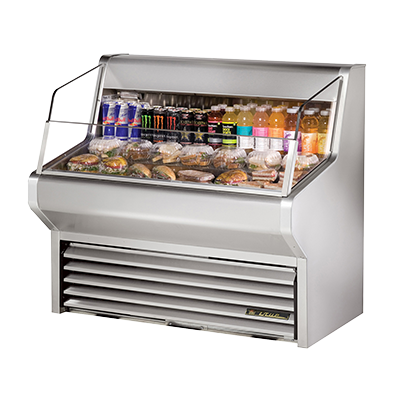 True THAC-48-S-LD 48 inch Open Refrigerated Display Merchandiser