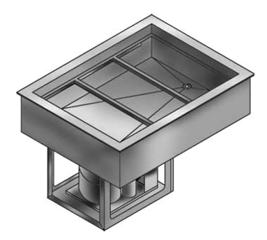 Wells RCP-143 Cold Food Well Unit Drop-In Refrigerated