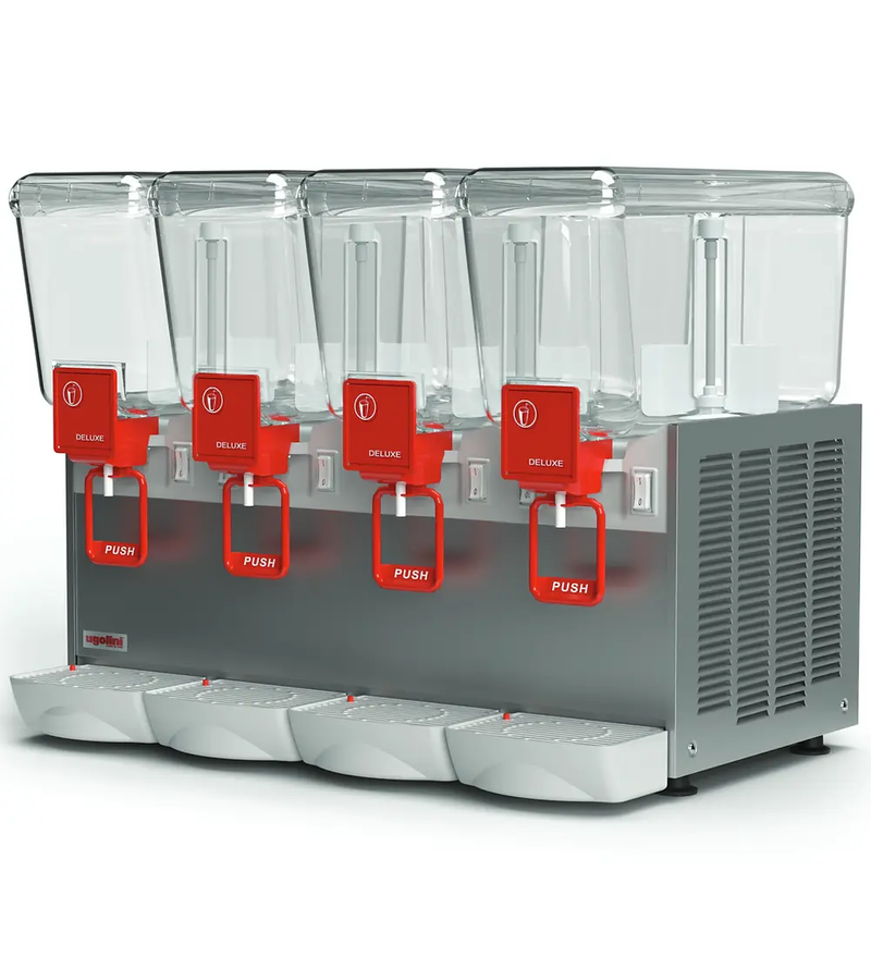 Ugolini Arctic 49090 Deluxe Juice Dispenser - 4 Bowls
