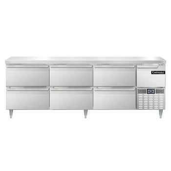 Continental Refrigerator DRA93NSS-D 93-inch Work Top Refrigerator