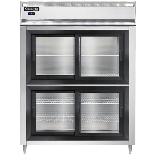 Continental Refrigerator D2RENSASGDHD 57-inch Reach-In Refrigerator