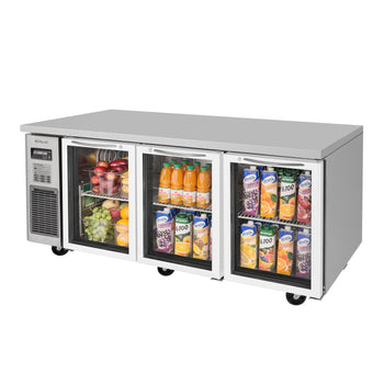 Turbo Air JUR-72-G-N 71 inch Undercounter Refrigerator