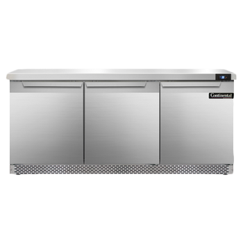 Continental Refrigerator SW72N-FB 72-inch Work Top Refrigerator