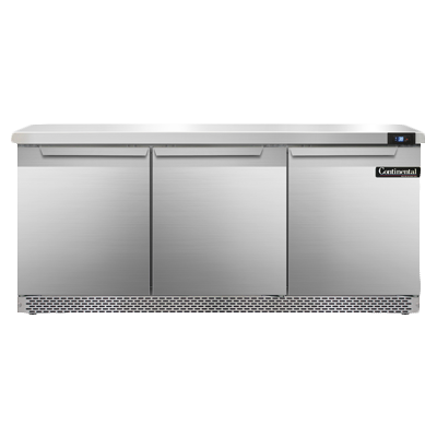 Continental Refrigerator SW72N-FB 72-inch Work Top Refrigerator