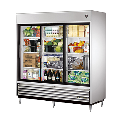 True TSD-69G-LD 78 inch Reach-In Refrigerator