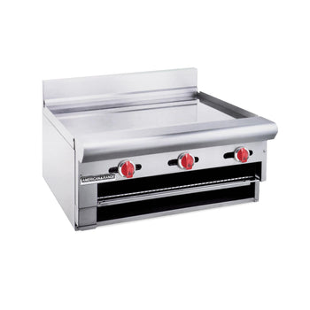 American Range ARGB-48 Griddle on Overfire Broiler Gas Countertop