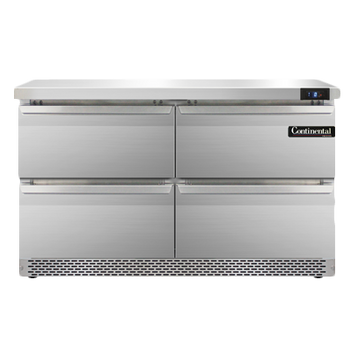 Continental Refrigerator SWF48N-FB-D 48-inch Work Top Freezer Counter