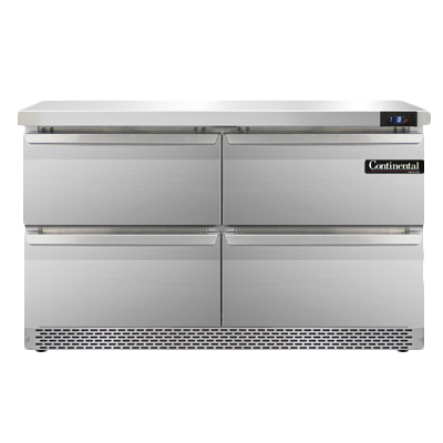 Continental Refrigerator SWF48N-FB-D 48-inch Work Top Freezer Counter