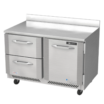 Victory Refrigeration VWFD48HC-2 48-inch Work Top Freezer Counter