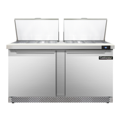 Continental Refrigerator SW60N24M-FB 60-inch Mega Top Sandwich Prep Table