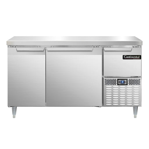 Continental Refrigerator DRA60NSS 60-inch Work Top Refrigerator