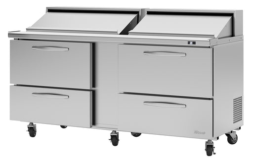 Turbo Air PST-72-D4-N 73 inch Sandwich Prep Table