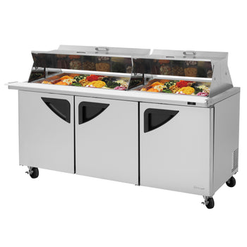 Turbo Air TST-72SD-30-N-DS 73 inch Mega Top Sandwich Prep Table