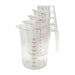 Winco PMCP-5SET Measuring Cups