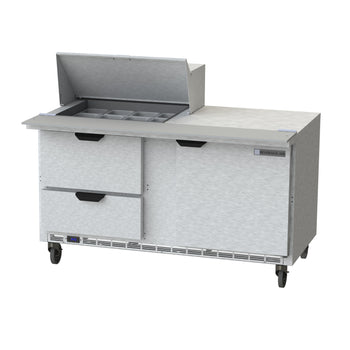 Beverage Air SPED60HC-12M-2 60-inch Mega Top Sandwich Prep Table