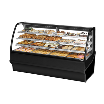 True TDM-DC-77-GE/GE-S-S 77 inch Non-Refrigerated Bakery Display Case