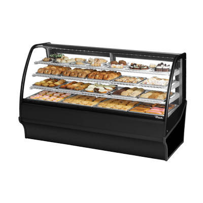 True TDM-DC-77-GE/GE-S-S 77 inch Non-Refrigerated Bakery Display Case