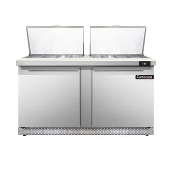 Continental Refrigerator D60N24M-FB 60-inch Mega Top Sandwich Prep Table