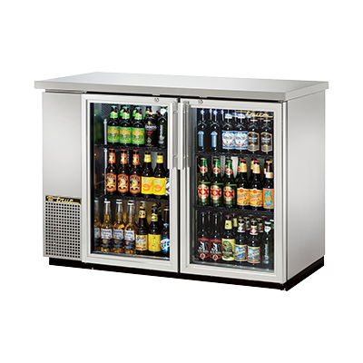 True TBB-24-48G-S-HC-LD 49 inch Refrigerated Back Bar Cabinet