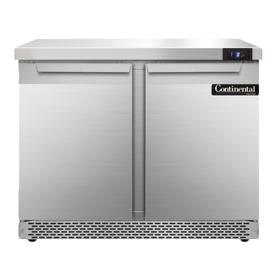 Continental Refrigerator SWF36N-FB 36-inch Work Top Freezer Counter