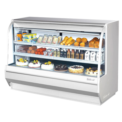 Turbo Air TCDD-72H-W(B)-N 73 inch Refrigerated Deli Display Case