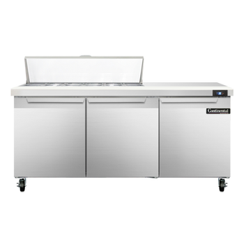 Continental Refrigerator SW72N12 72-inch Sandwich Prep Table