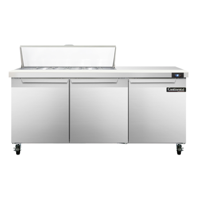 Continental Refrigerator SW72N12 72-inch Sandwich Prep Table