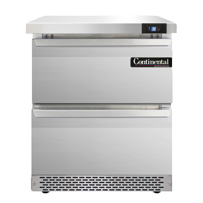 Continental Refrigerator SW27N-FB-D 27.5-inch Work Top Refrigerator