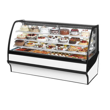 True TDM-R-77-GE/GE-W-W 77 inch Refrigerated Bakery Display Case