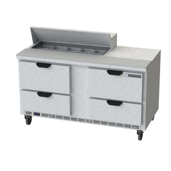 Beverage Air SPED60HC-10-4 60-inch Sandwich Prep Table