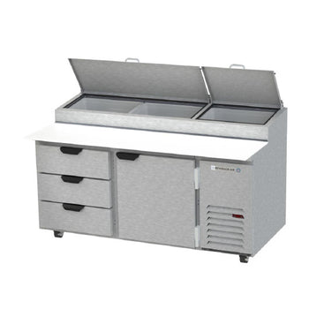 Beverage Air DPD67HC-3 67-inch Pizza Prep Table