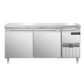 Continental Refrigerator DRA68NSS 68-inch Work Top Refrigerator