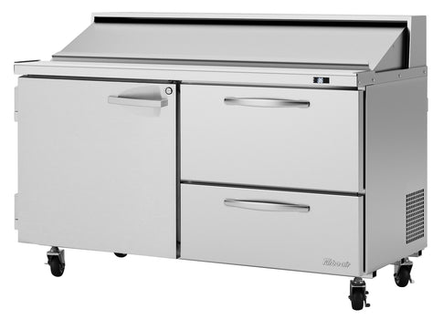 Turbo Air PST-60-D2L-N 60 inch Sandwich Prep Table