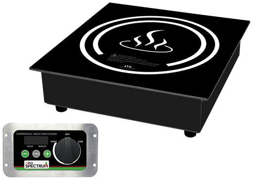 Winco EIDS-18C Commercial Drop-In Induction Cooker with NEMA 5-20P Plug