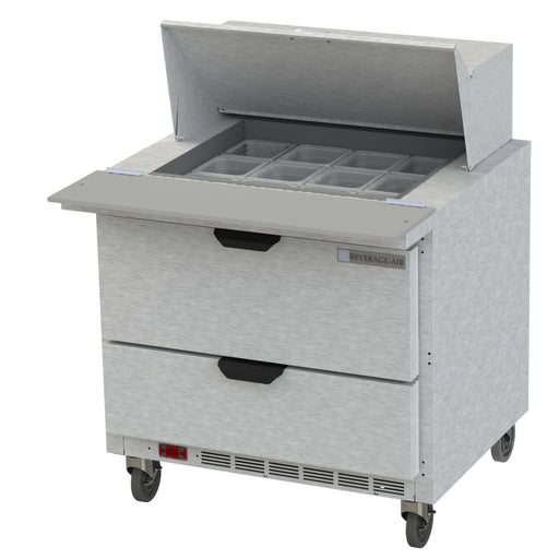 Beverage Air SPED36HC-12M-2 36-inch Mega Top Sandwich Prep Table