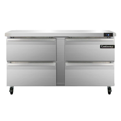 Continental Refrigerator SWF60N-D 60-inch Work Top Freezer Counter