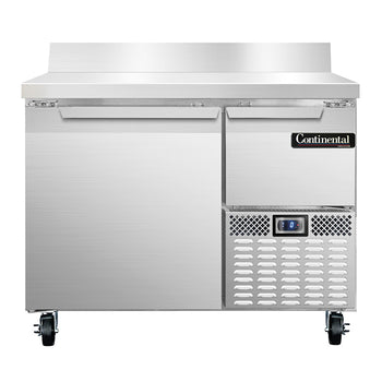 Continental Refrigerator FA43NBS 43-inch Work Top Freezer Counter