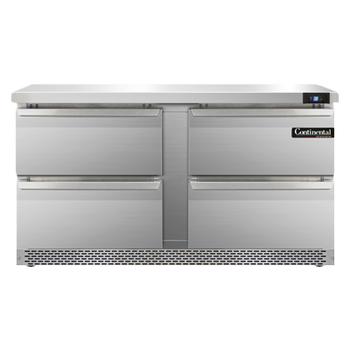 Continental Refrigerator SW60N-FB-D 60-inch Work Top Refrigerator