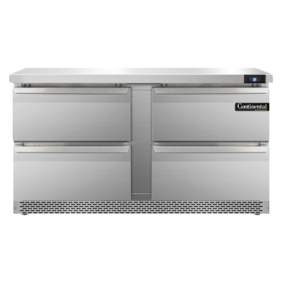 Continental Refrigerator SW60N-FB-D 60-inch Work Top Refrigerator