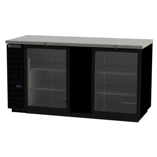 Beverage Air BB68HC-1-FG-B 69-inch Back Bar Cooler