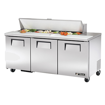 True TSSU-72-16-HC 72 inch Sandwich Prep Table