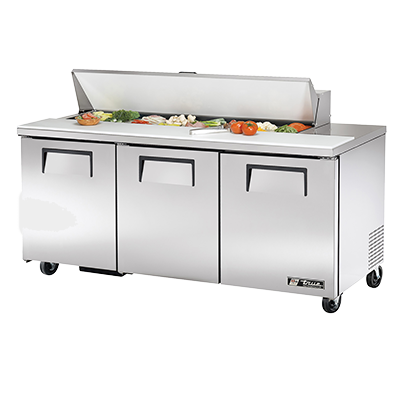 True TSSU-72-16-HC 72 inch Sandwich Prep Table