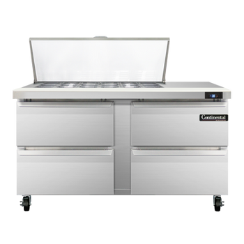 Continental Refrigerator SW60N18M-D 60-inch Mega Top Sandwich Prep Table