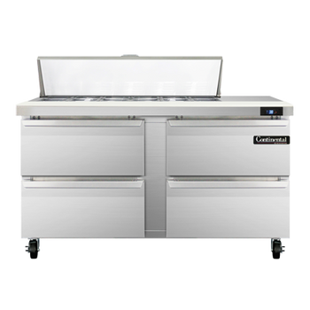 Continental Refrigerator SW60N12C-D 60-inch Sandwich Prep Table